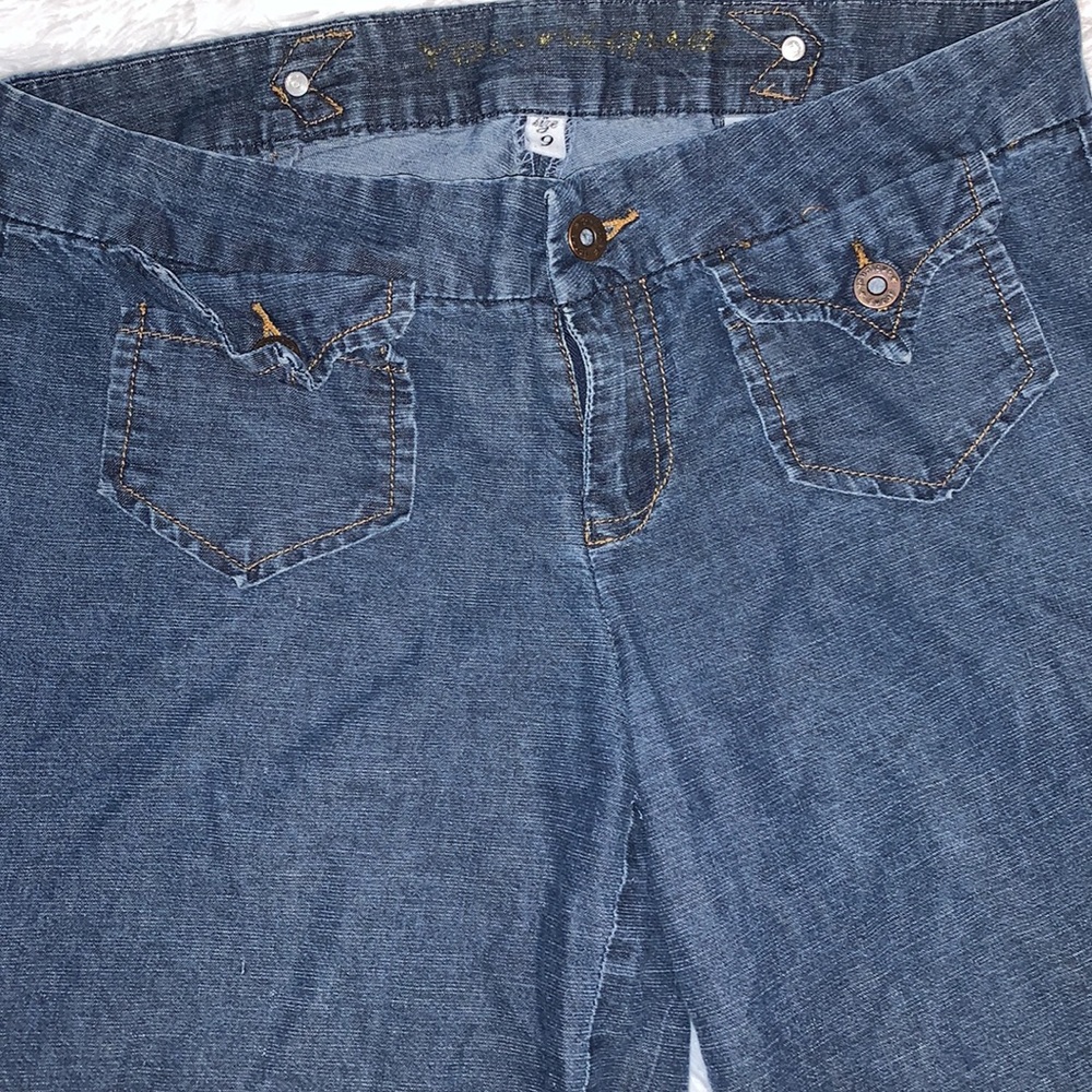 Vintage 1970’s bell bottom jeans sz.9 - Picture 3 of 12